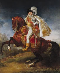 Retrato ecuestre de Jerome Bonaparte (1784-1860) 1808